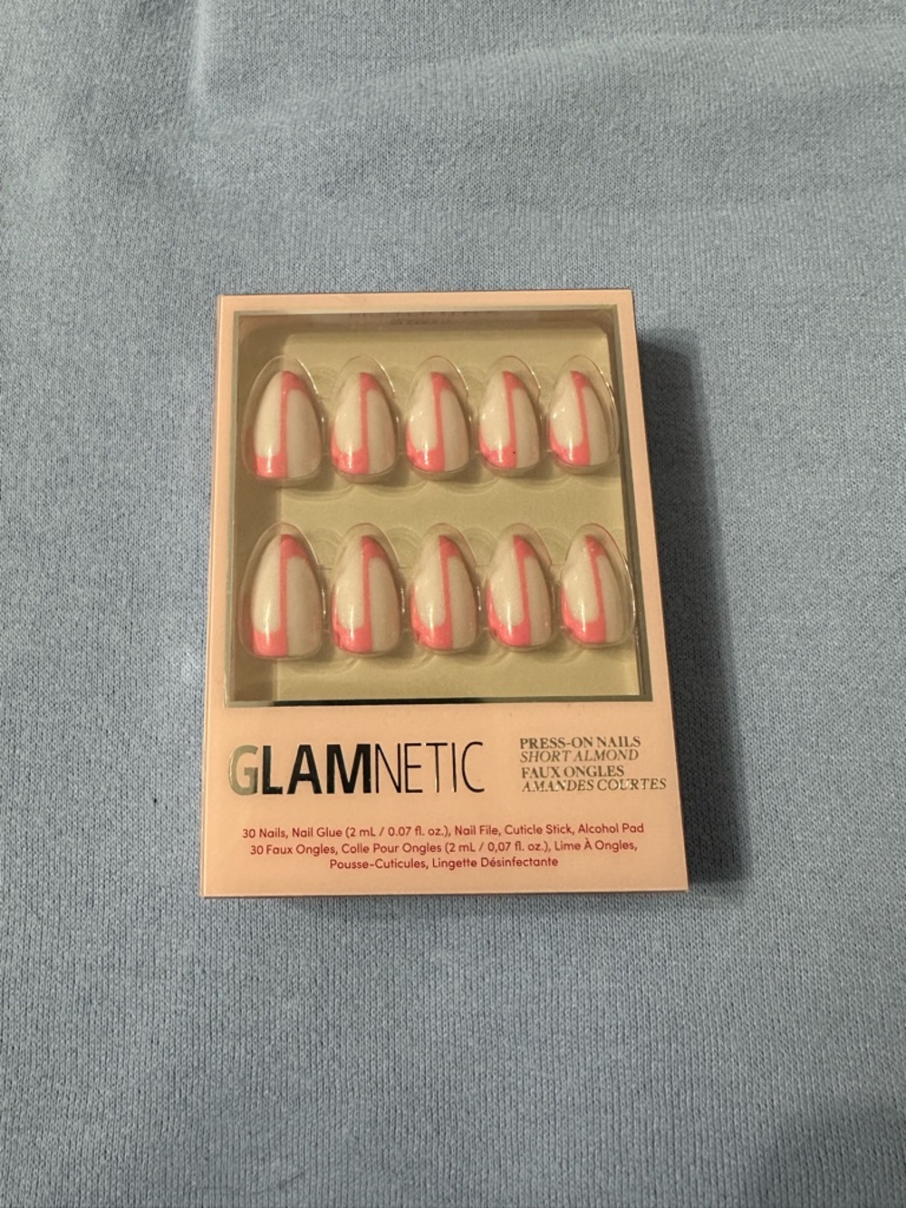 GLAMnetic Press-On Nails - Pink Ombre Almond